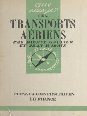 cover image of Les transports aériens
